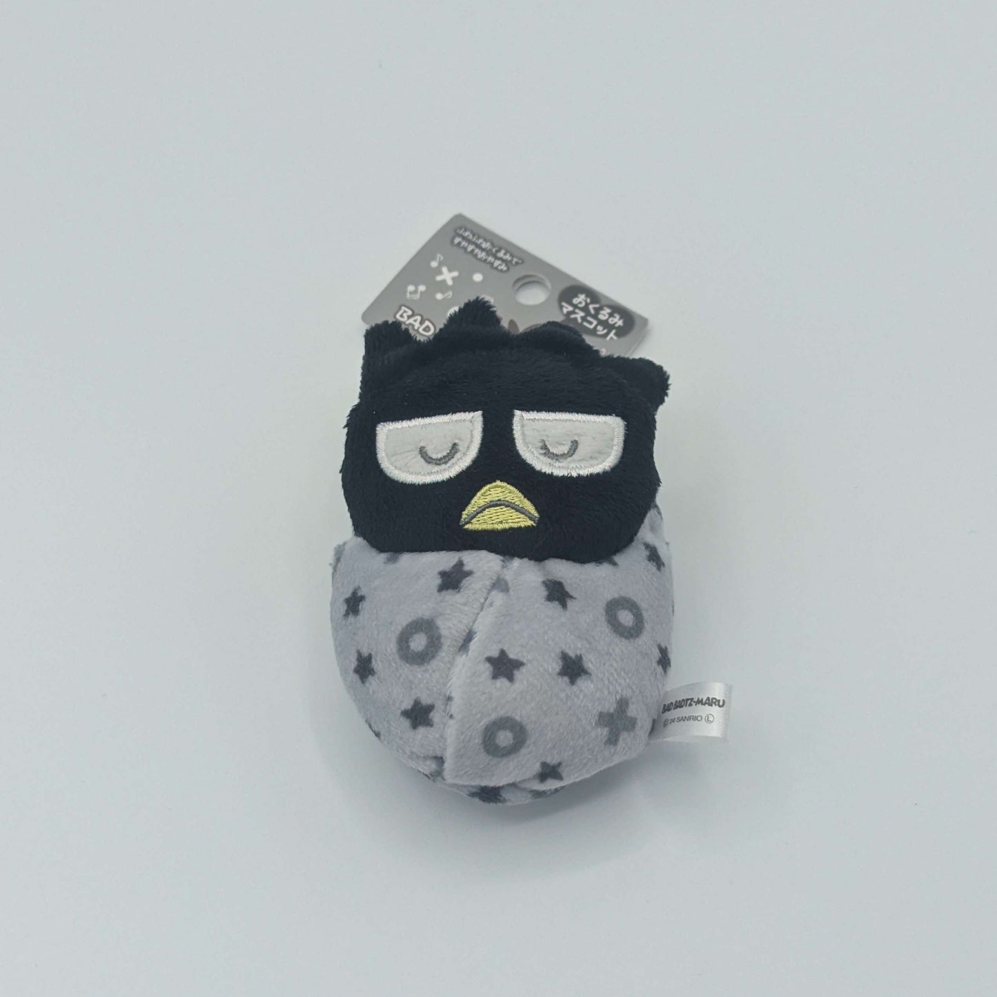 Sanrio Japan Hello Kitty Badtz-Maru Sleeping Swaddle Mini Mascot Plush