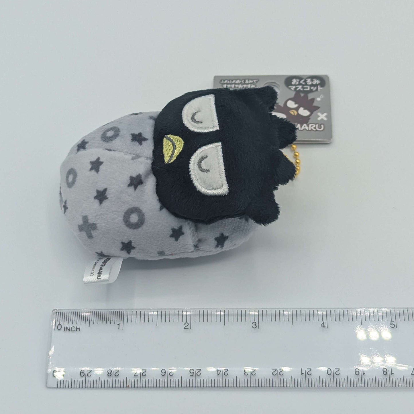 Sanrio Japan Hello Kitty Badtz-Maru Sleeping Swaddle Mini Mascot Plush