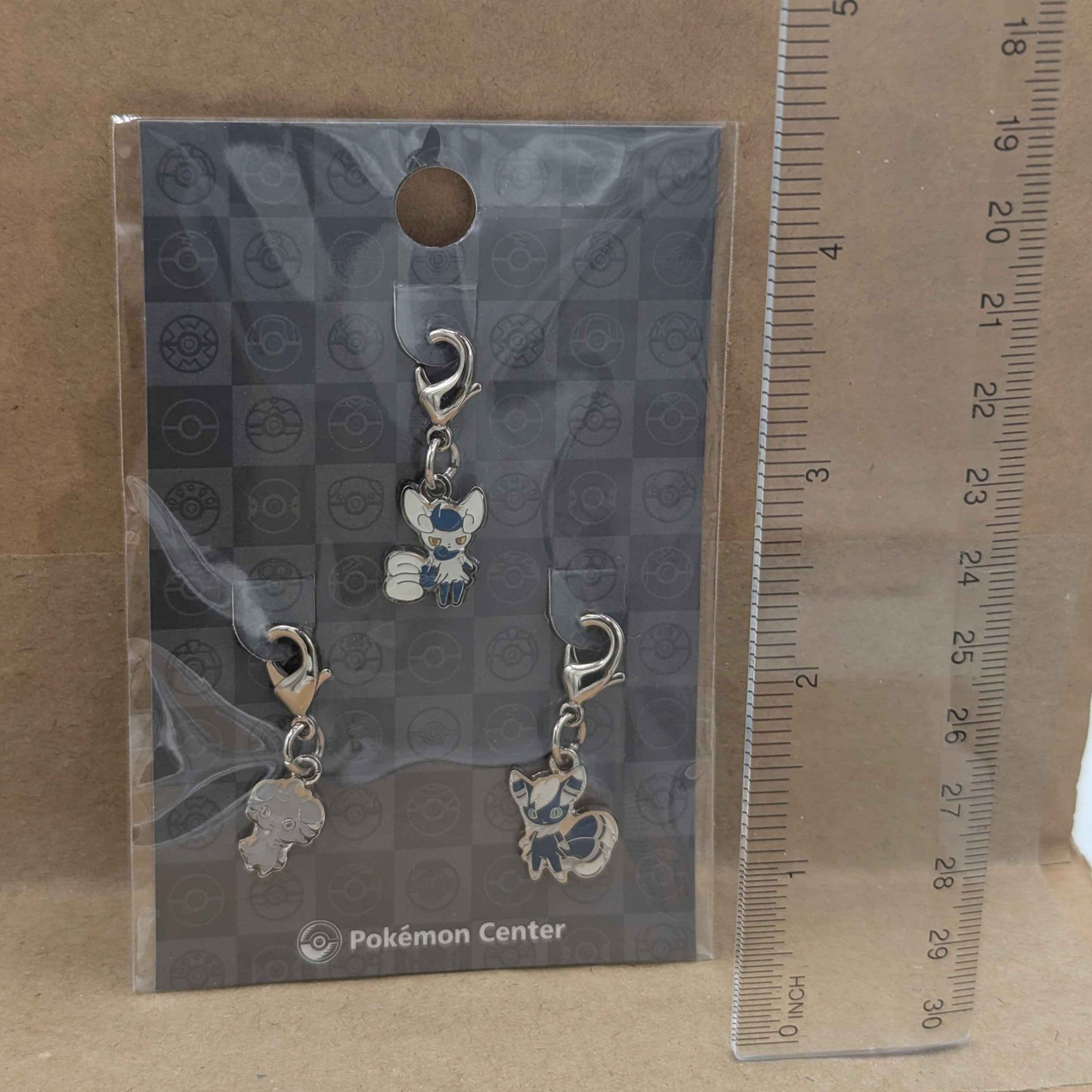 Pokemon Center Japan Espurr Meowstic Mini Charm Set