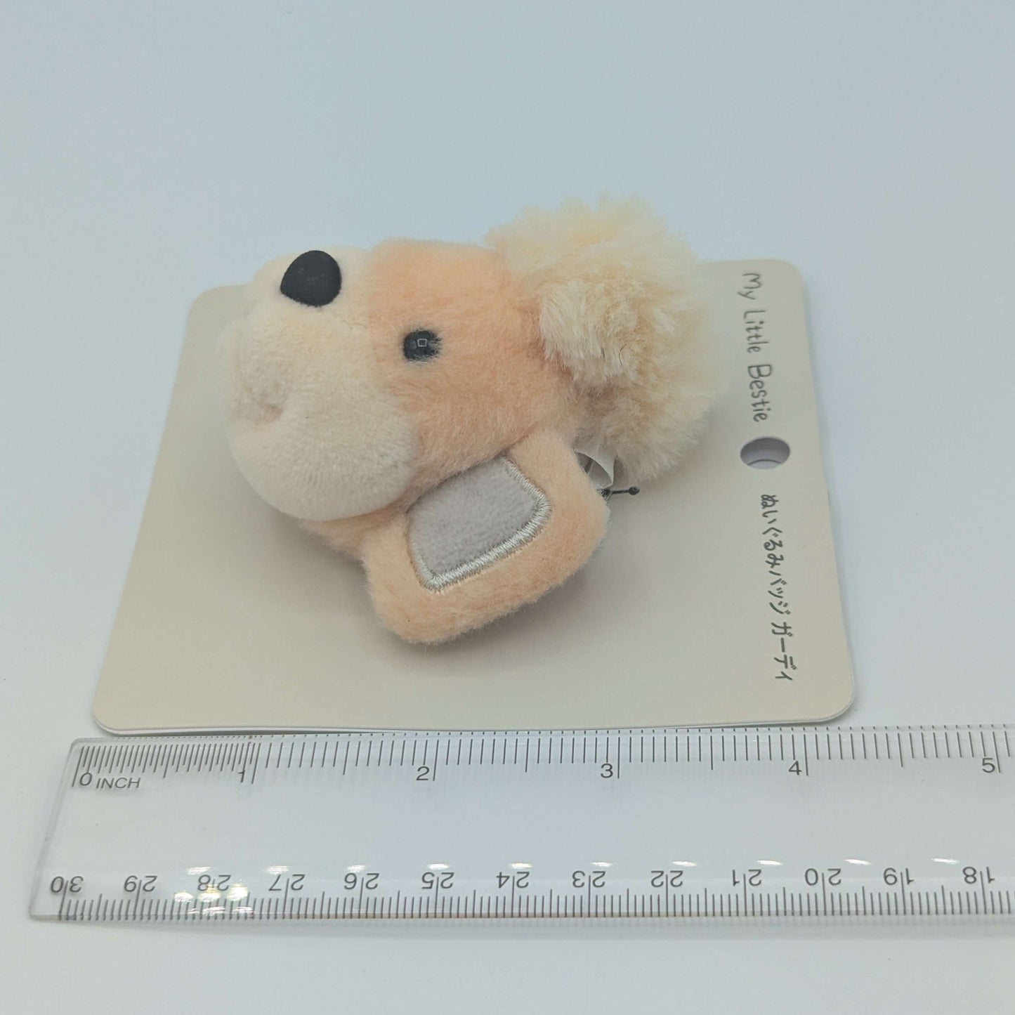 Pokemon Center Japan "My Little Bestie" Growlithe Mini Plush Pin Badge
