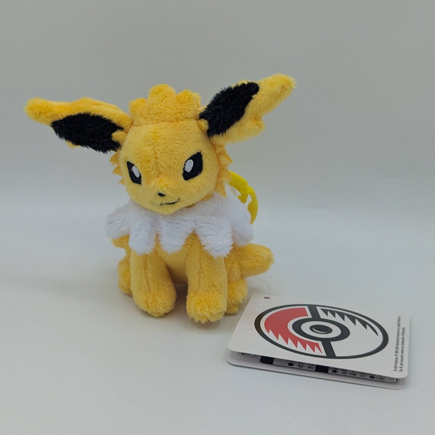 Pokemon Center Japan Jolteon Carabiner Mini Mascot Plush