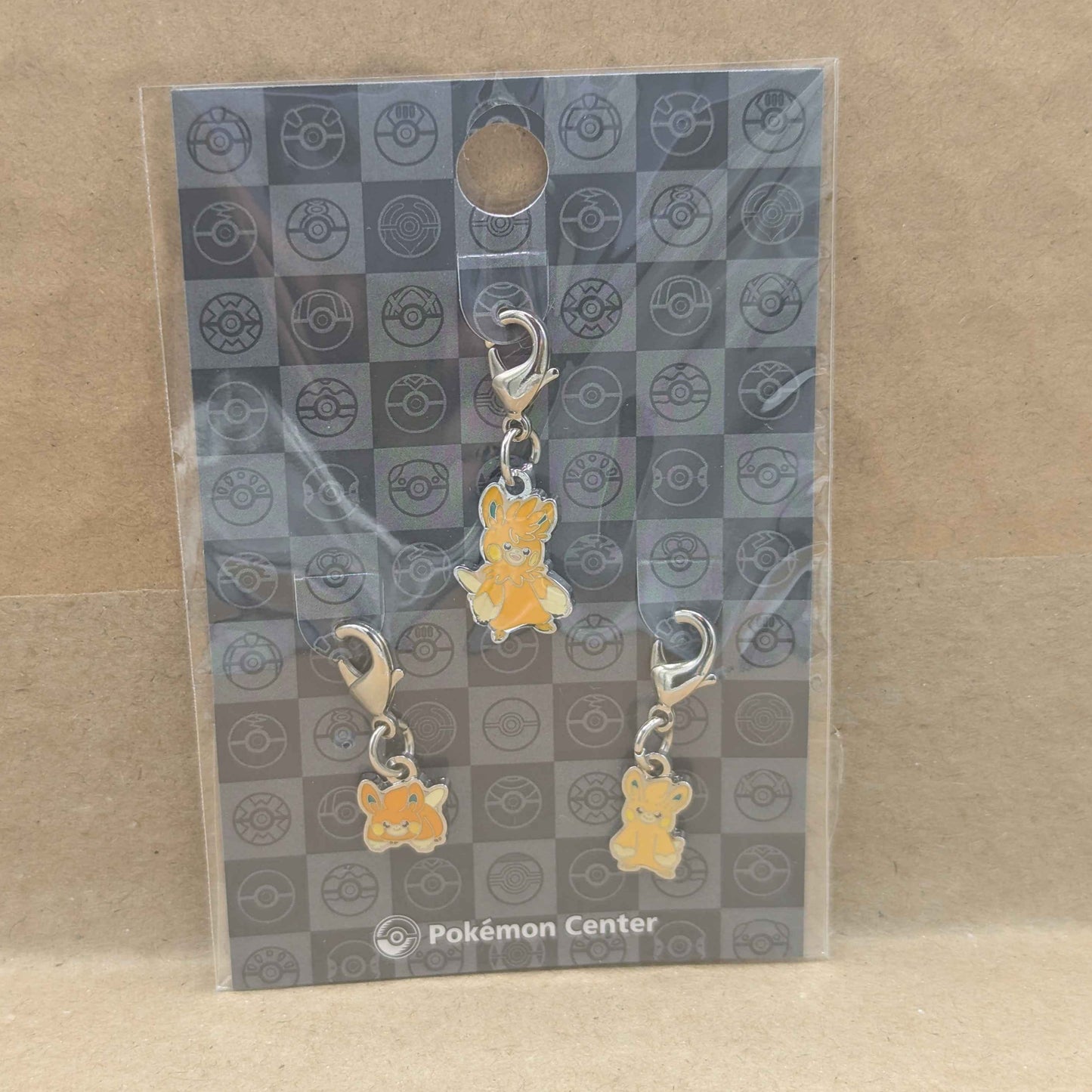 Pokemon Center Japan Pawmi Pawmo Pawmot Mini Charm Set