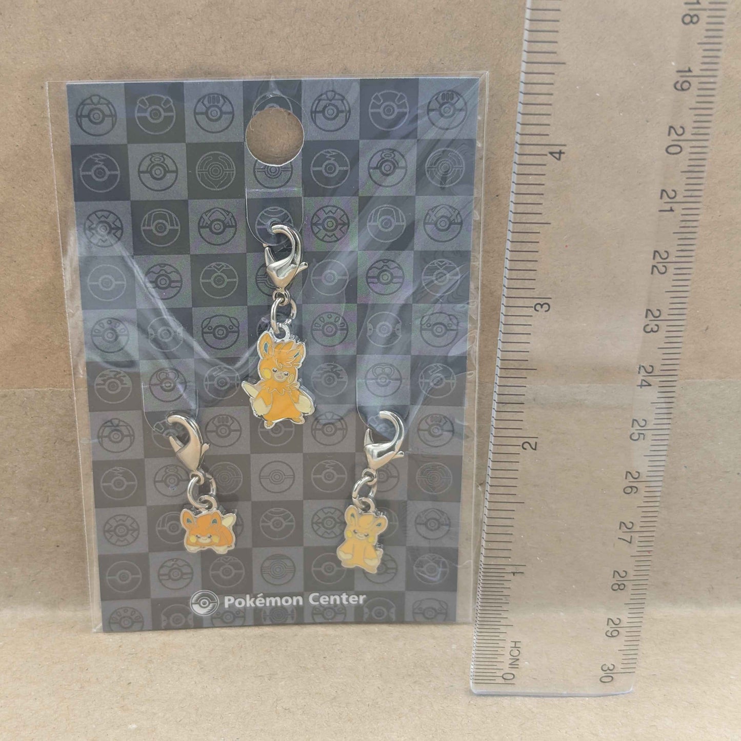Pokemon Center Japan Pawmi Pawmo Pawmot Mini Charm Set