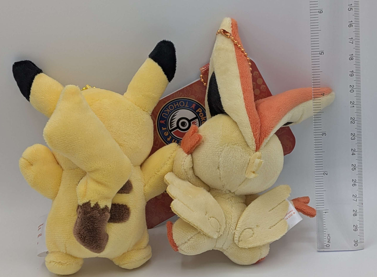 Pokemon Center Japan Pikachu Victini Magnet Pair Mascot Plush