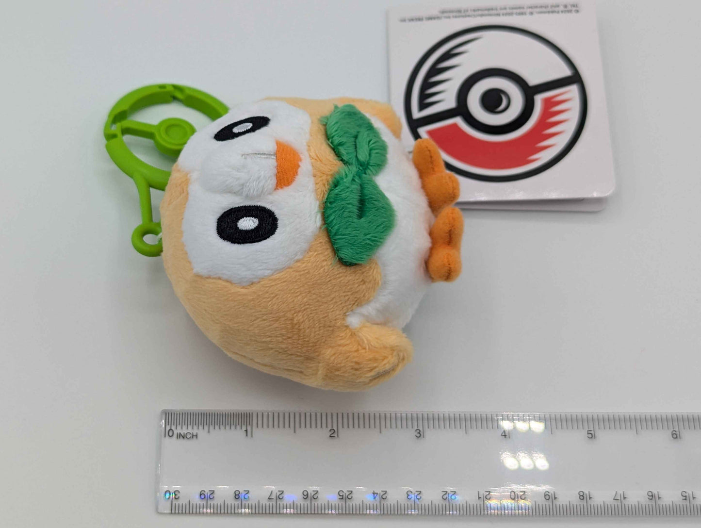 Pokemon Center Japan Rowlet Carabiner Mini Mascot Plush