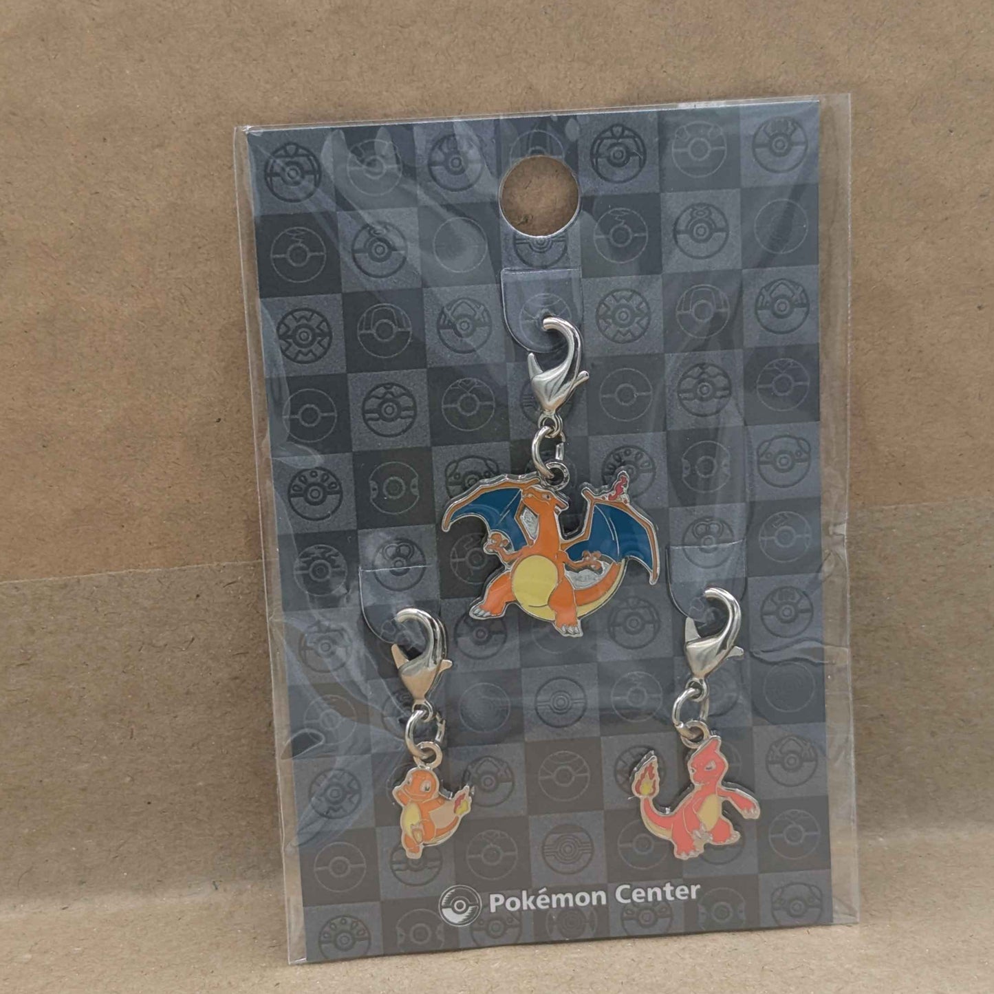 Pokemon Center Japan Charmander Charmeleon Charizard Mini Charm Set