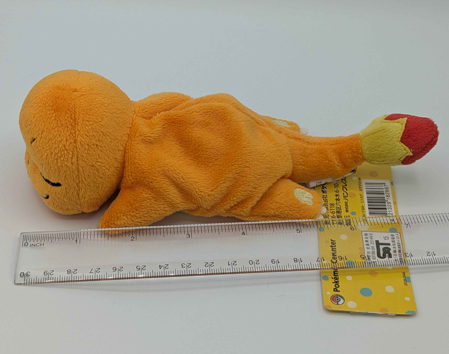 Plush toy of Charmander from Pokemon Center