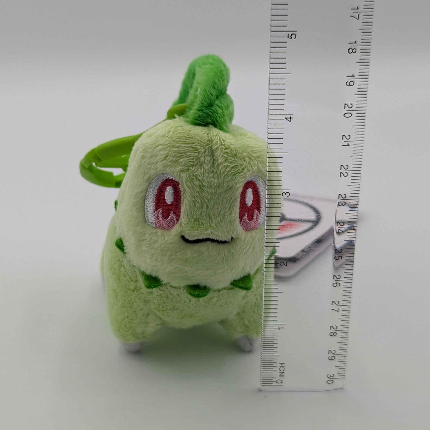 Pokemon Center Japan Chikorita Carabiner Mini Mascot Plush