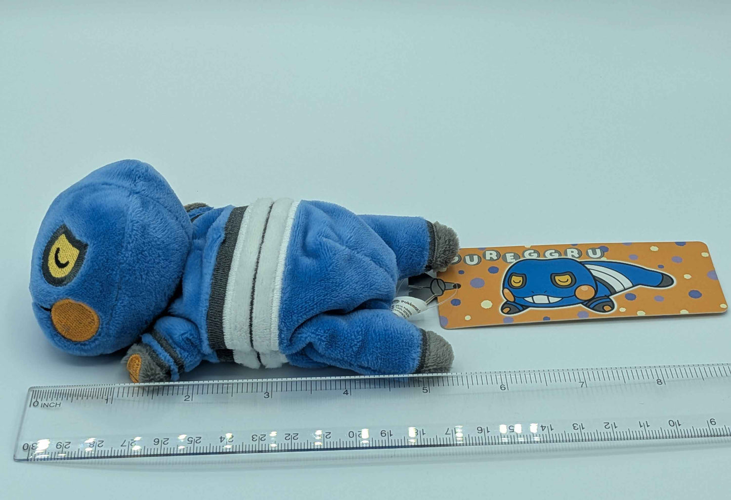 Plush toy of the Pokemon Croagunk