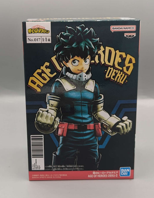 Anime My Hero Academia Banpresto Bandai Deku Izuku Midoriya Age of Heroes Figure