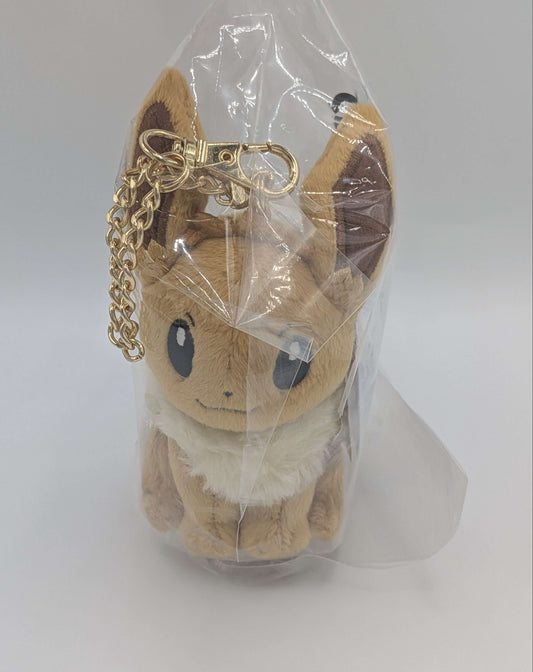 Pokemon Sanei All Stars Japan Eevee Keychain Mini Mascot Plush