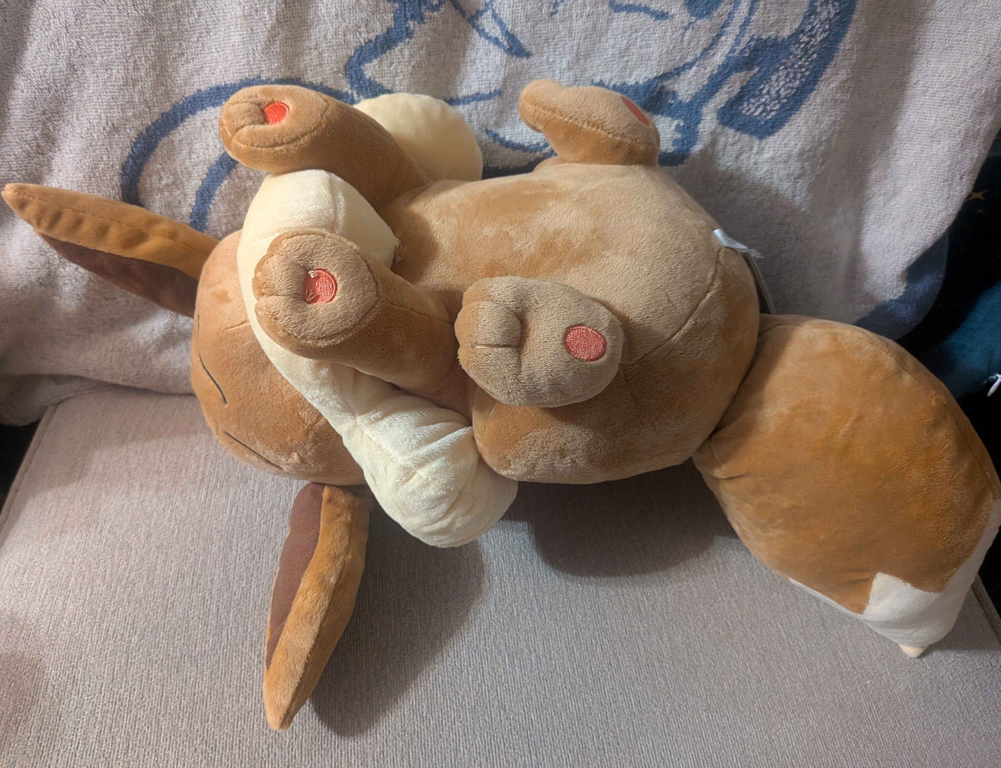 Plush toy of the Pokemon character Eevee