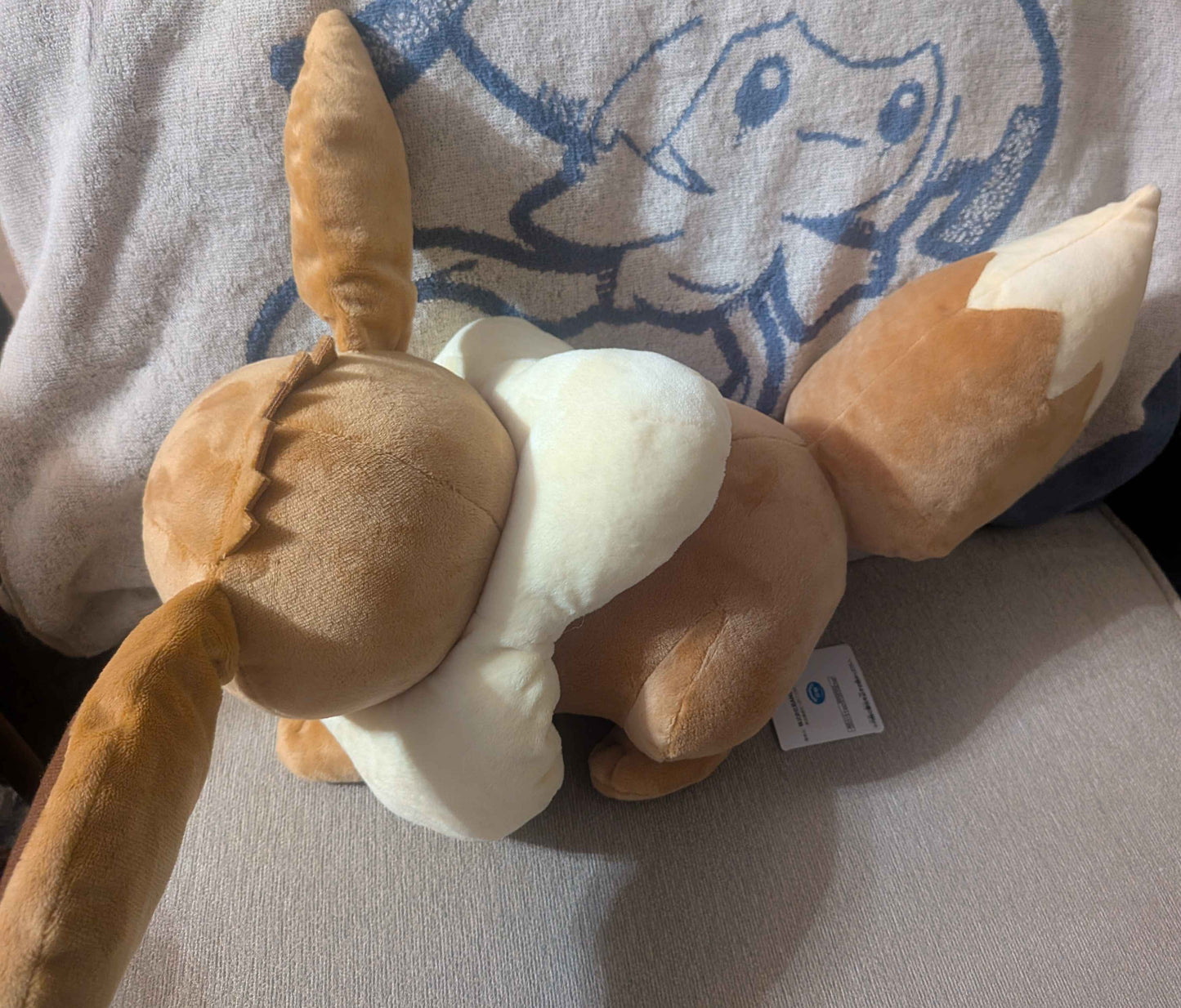 Plush toy of the Pokemon character Eevee