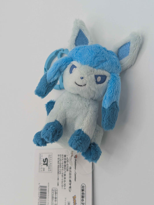 Pokemon Center Japan Glaceon Carabiner Mini Mascot Plush