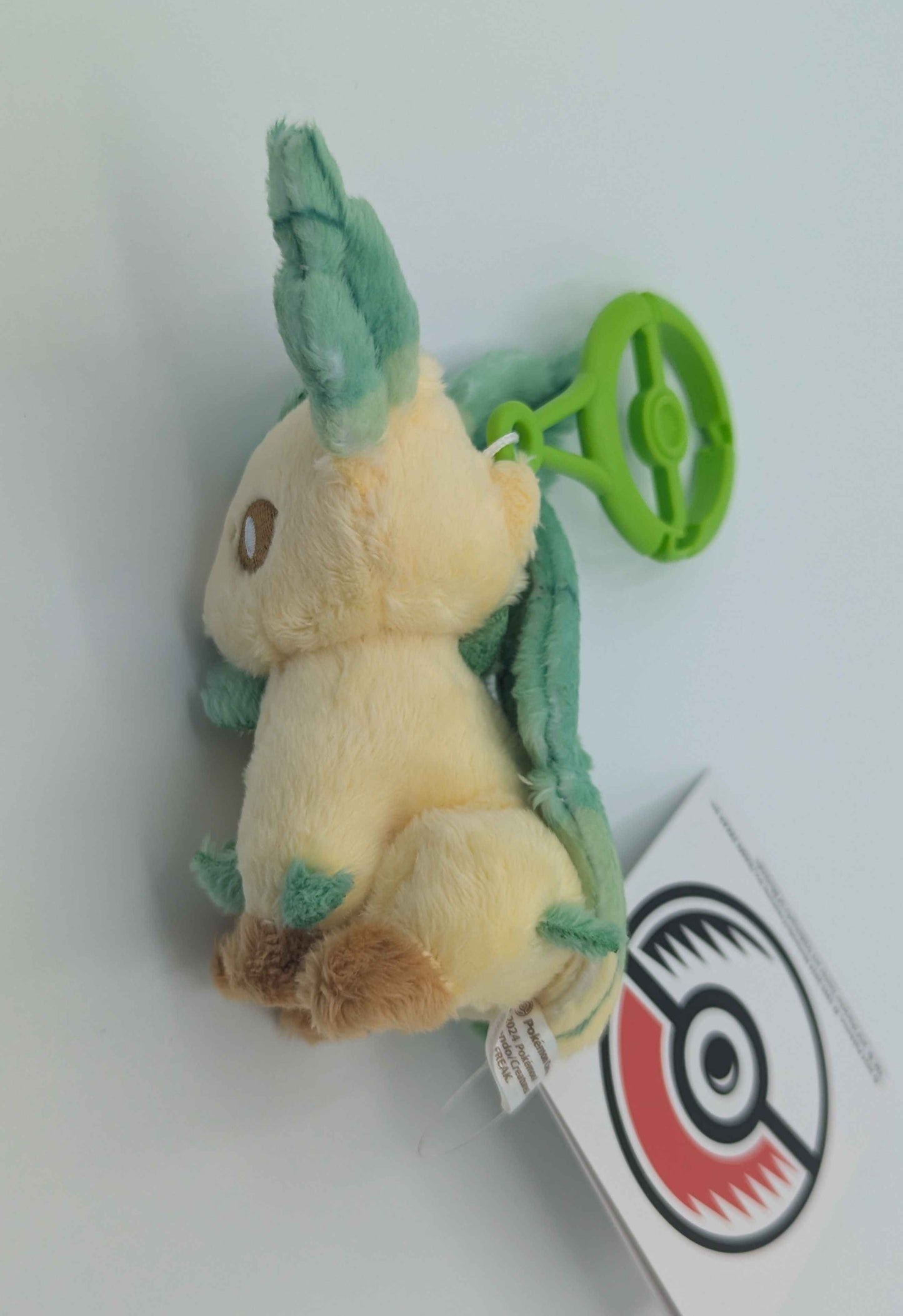 Pokemon Center Japan Leafeon Carabiner Mini Mascot Plush