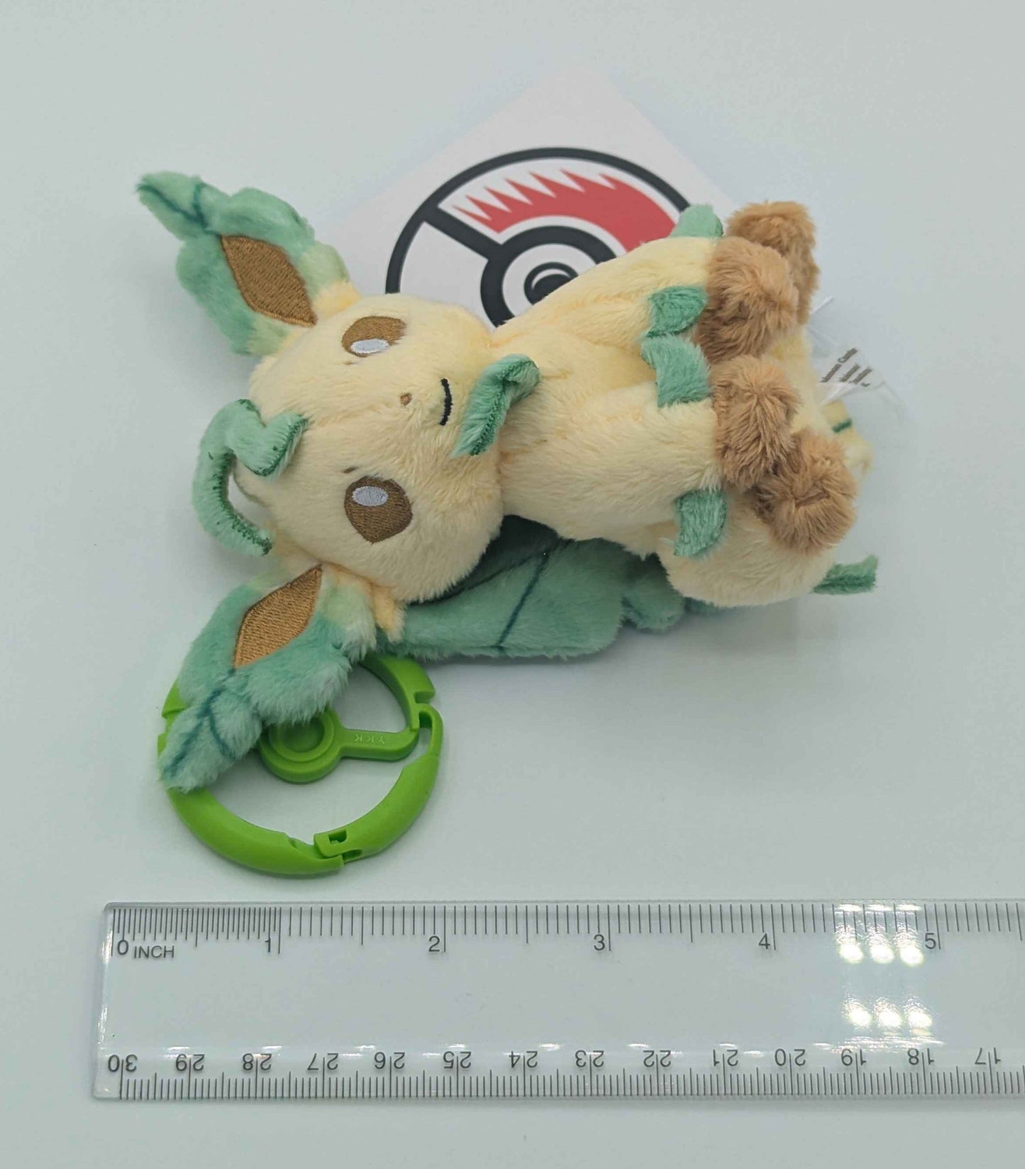 Pokemon Center Japan Leafeon Carabiner Mini Mascot Plush