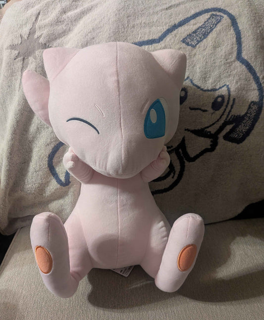 Plush toy of Mew from Pokémon 