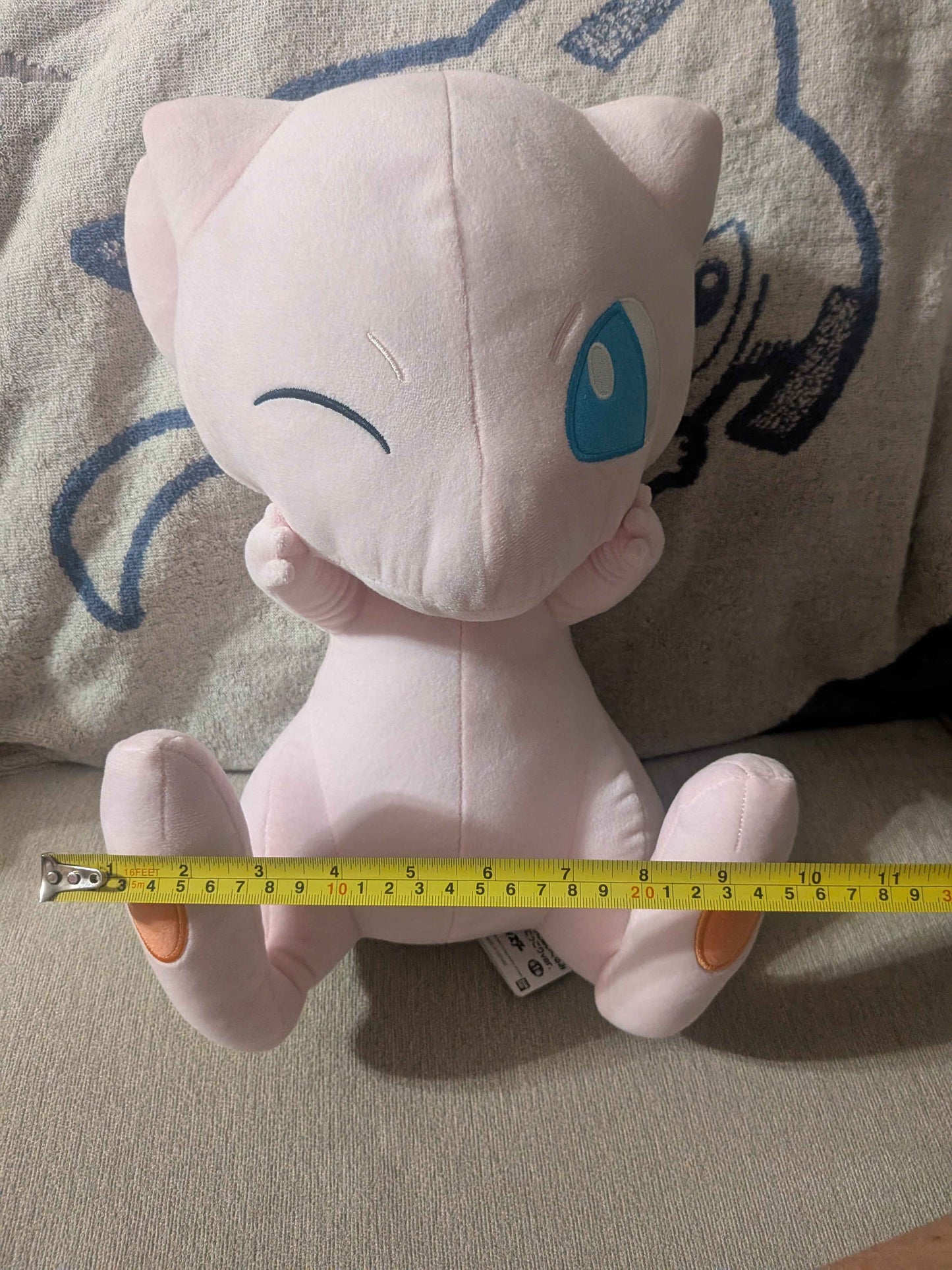 Plush toy of Mew from Pokémon 