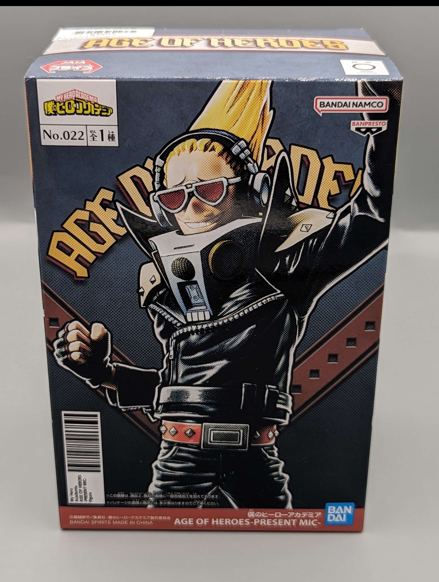 Anime My Hero Academia Banpresto Bandai Hizashi Yamada Present Mic Age of Heroes Figure