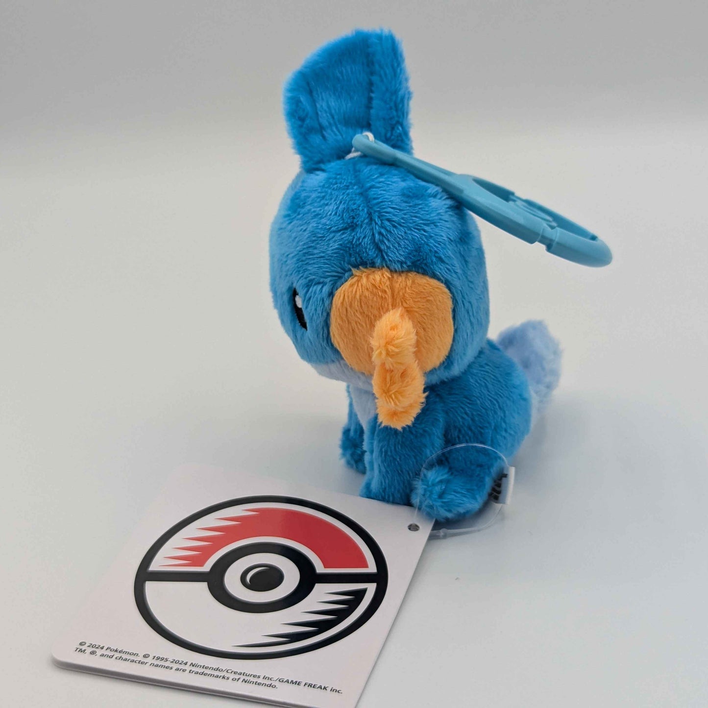 Pokemon Center Japan Mudkip Carabiner Mini Mascot Plush