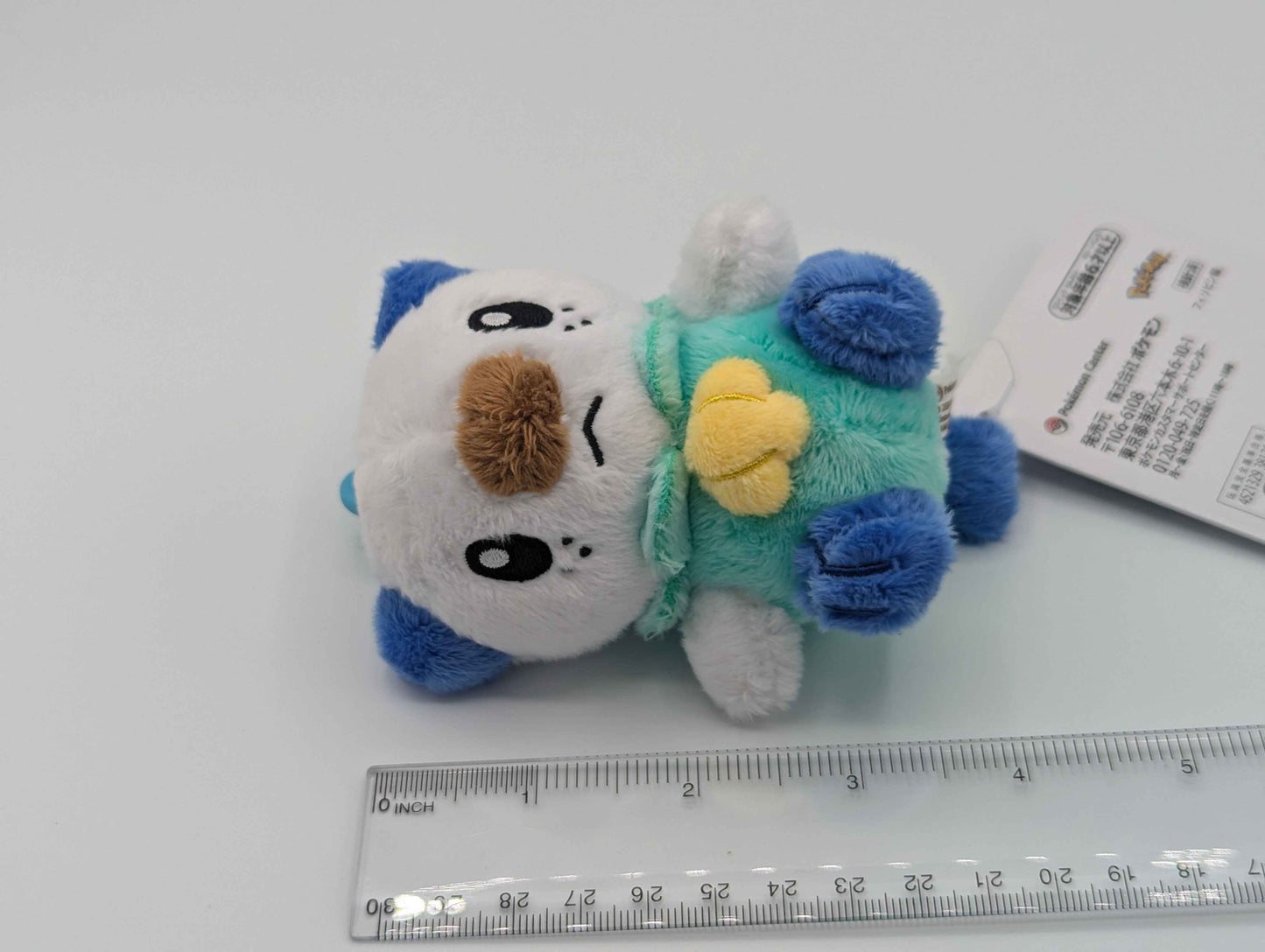 Pokemon Center Japan Oshawott Carabiner Mini Mascot Plush