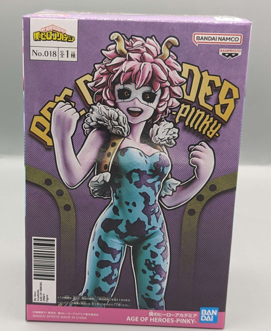 Anime My Hero Academia Banpresto Bandai Mina Ashido Pinky Age of Heroes Figure