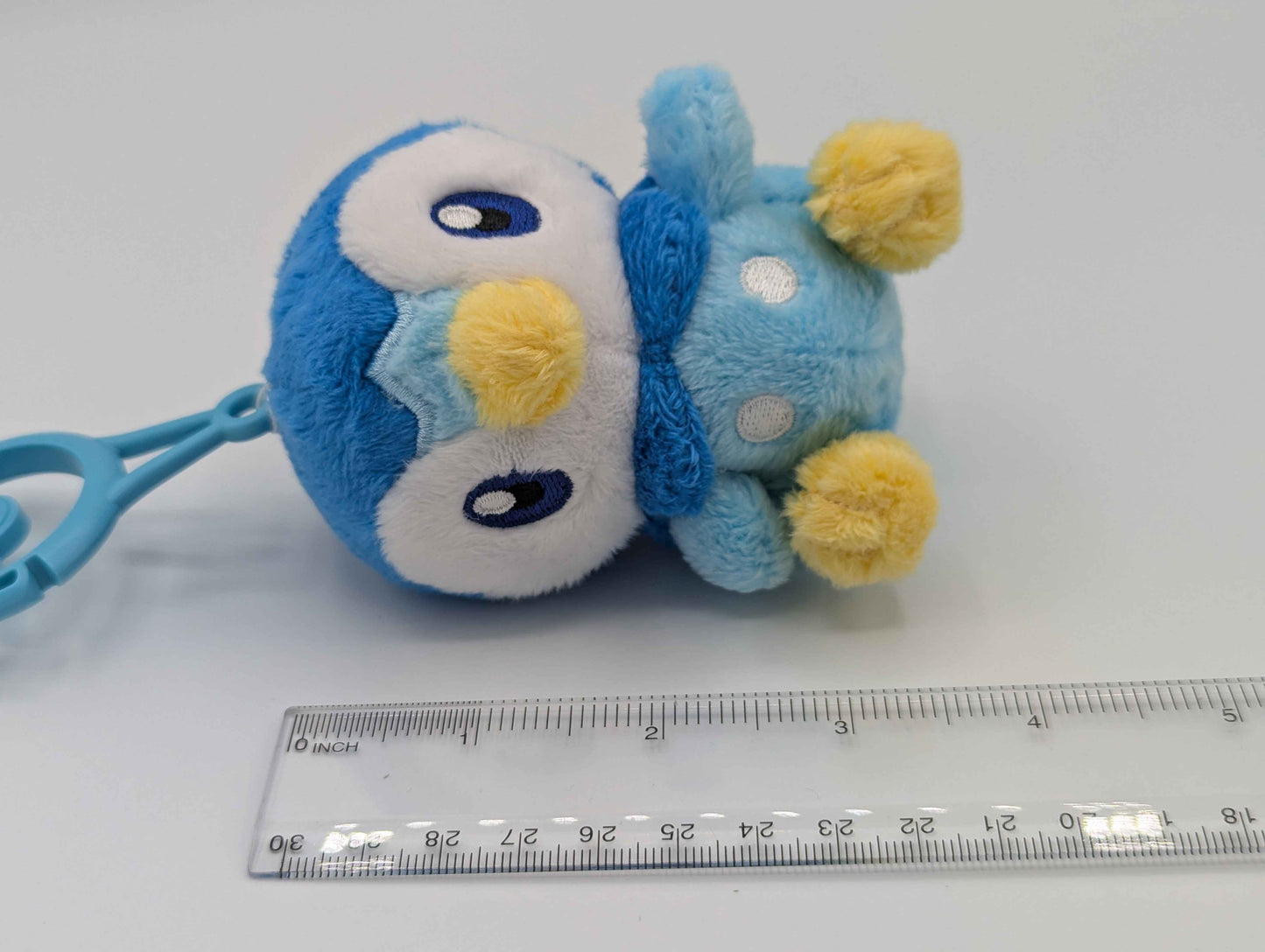 Pokemon Center Japan Piplup Carabiner Mini Mascot Plush