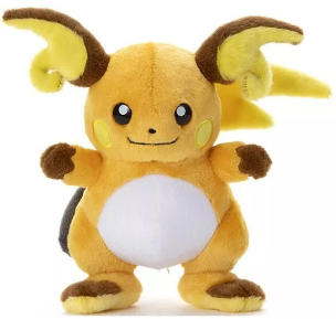 Pokemon Takara TOMY Japan "I Choose You!" Raichu Plush