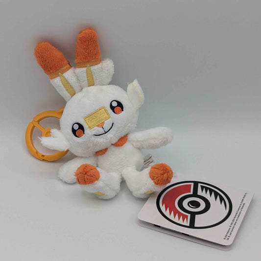 Pokemon Center Japan Scorbunny Carabiner Mini Mascot Plush