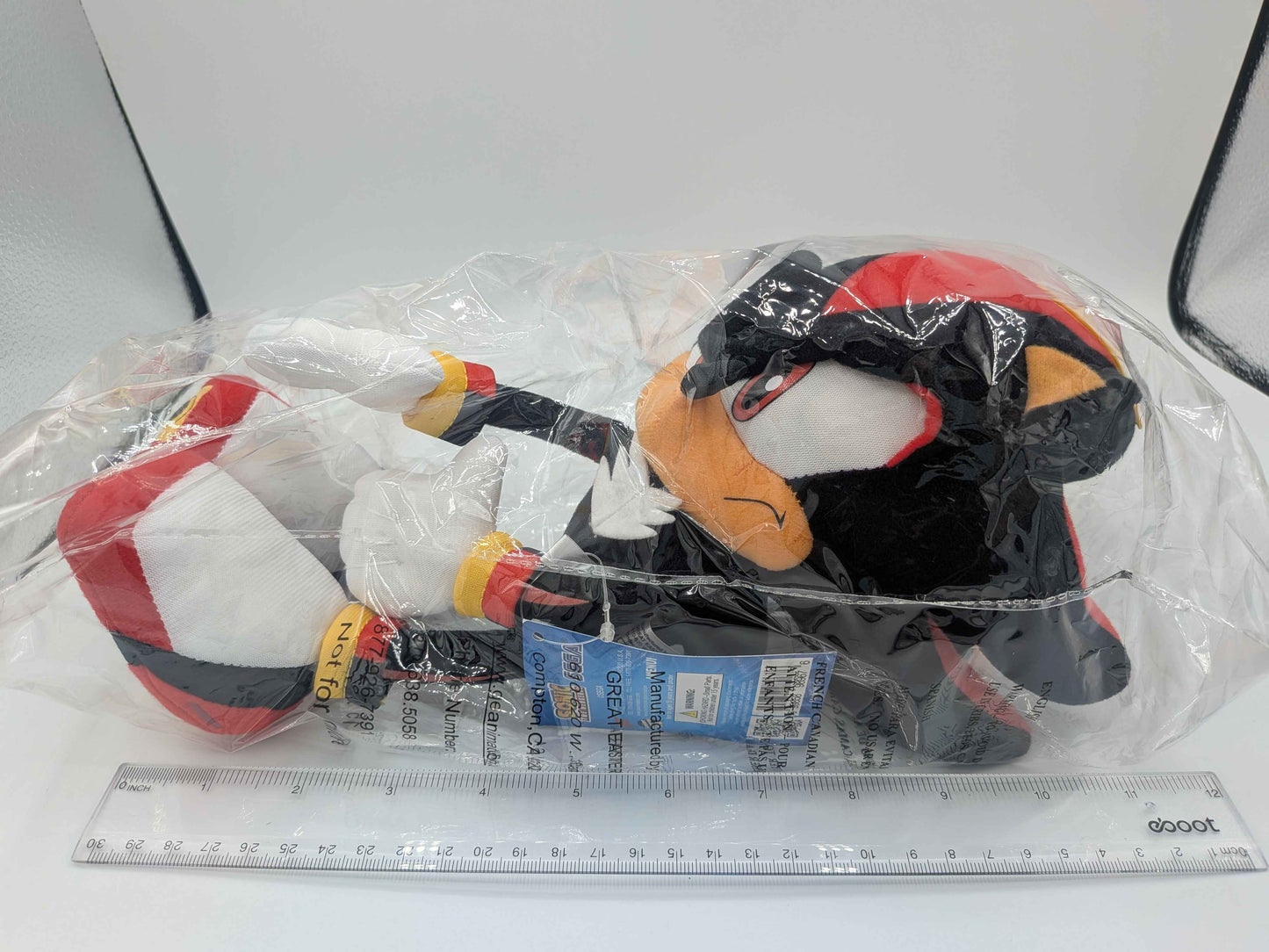 Great Eastern Sonic Shadow the Hedgehog Plush