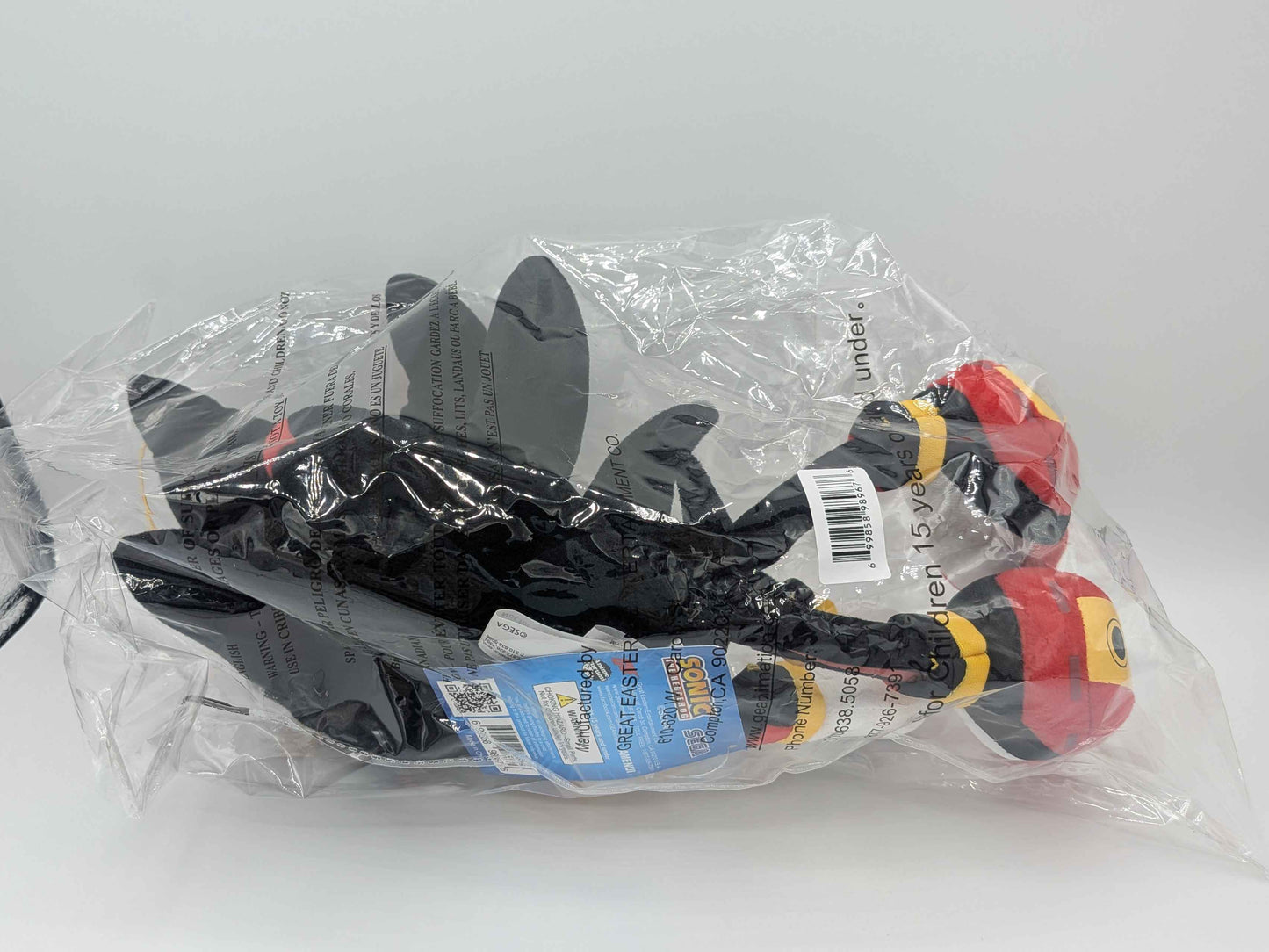Great Eastern Sonic Shadow the Hedgehog Plush