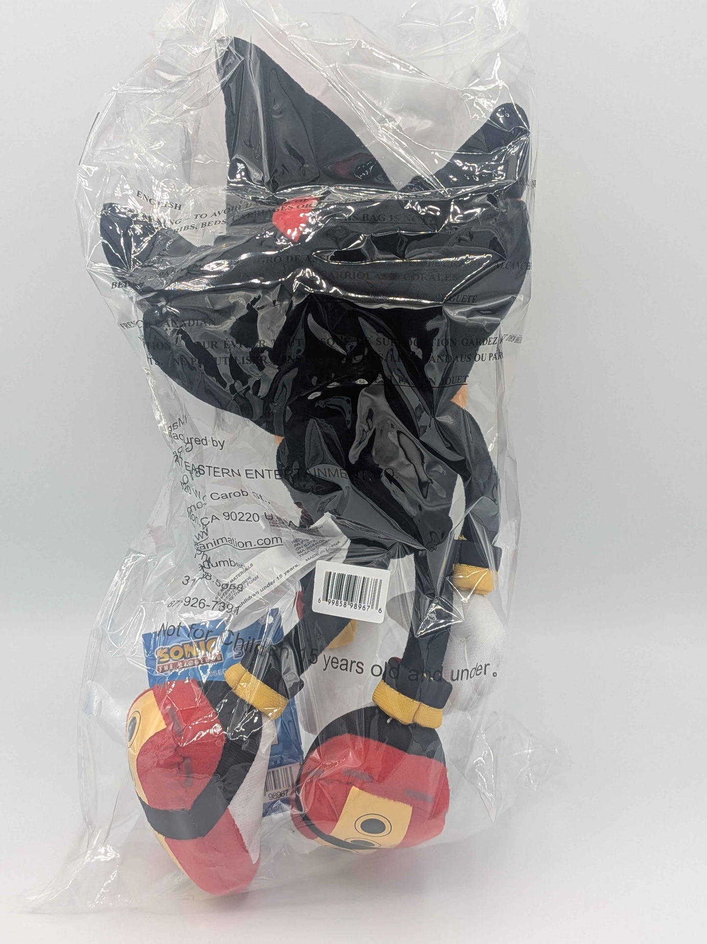 Great Eastern GE Sonic The Hedgehog Shadow 12" Plush