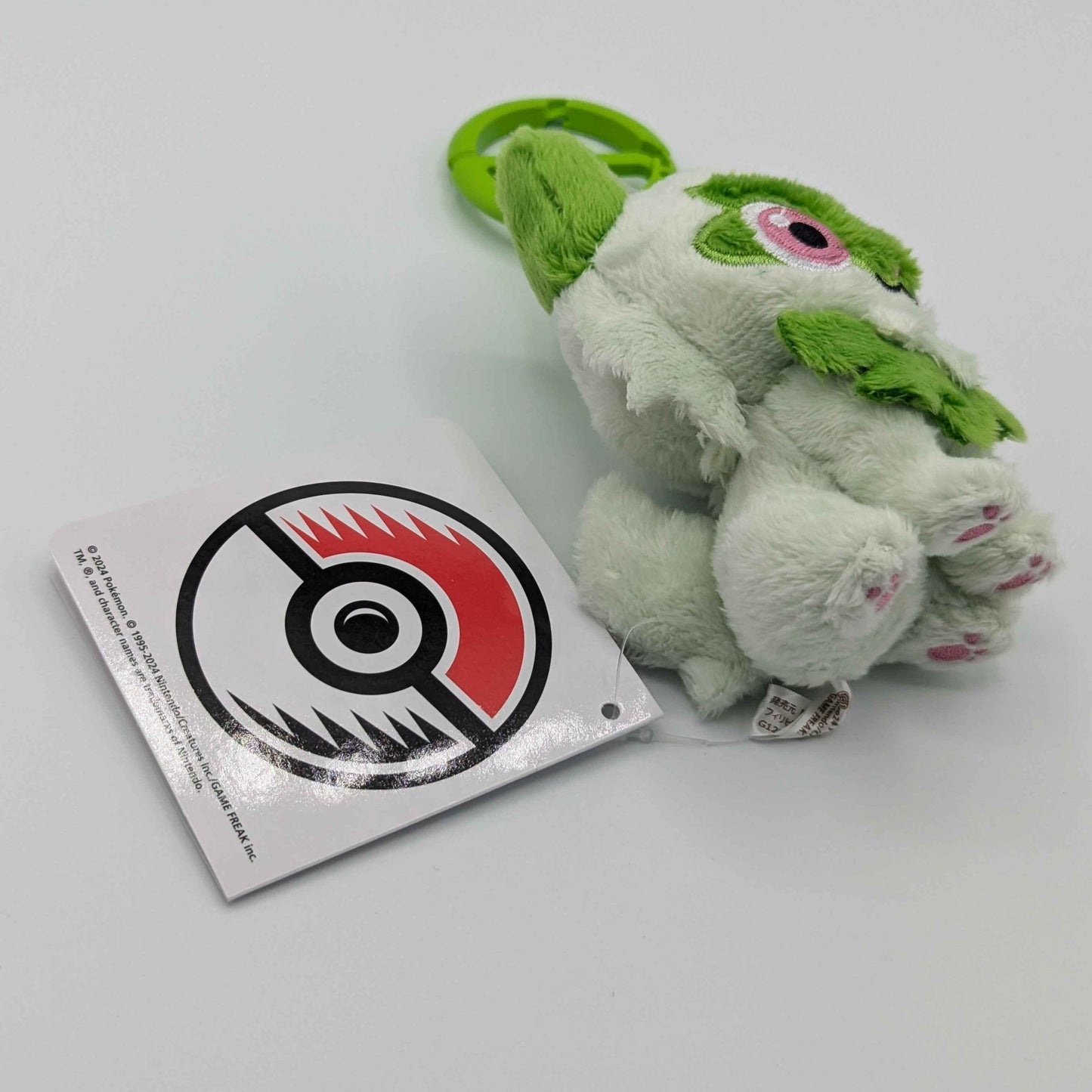 Pokemon Center Japan Sprigatito Carabiner Mini Mascot Plush