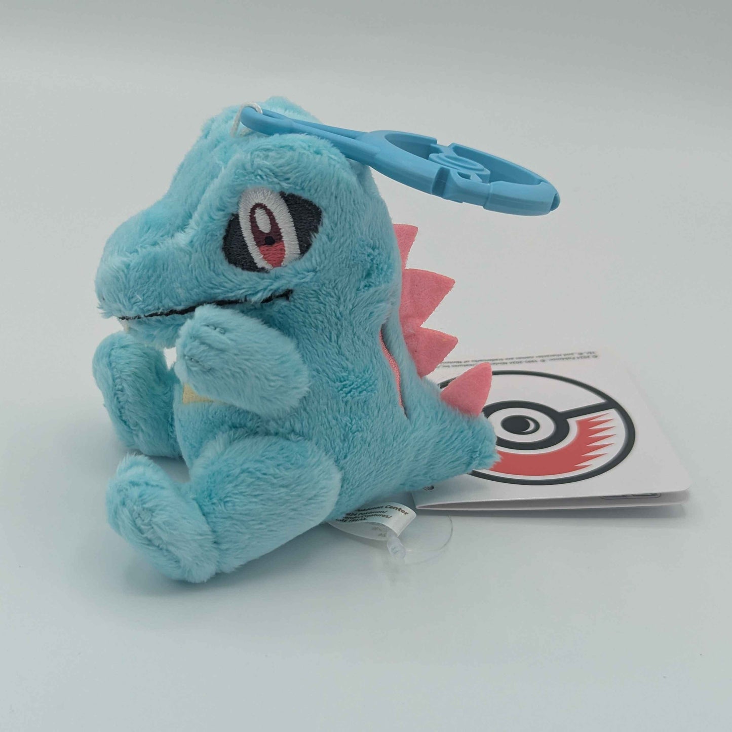 Pokemon Center Japan Totodile Carabiner Mini Mascot Plush