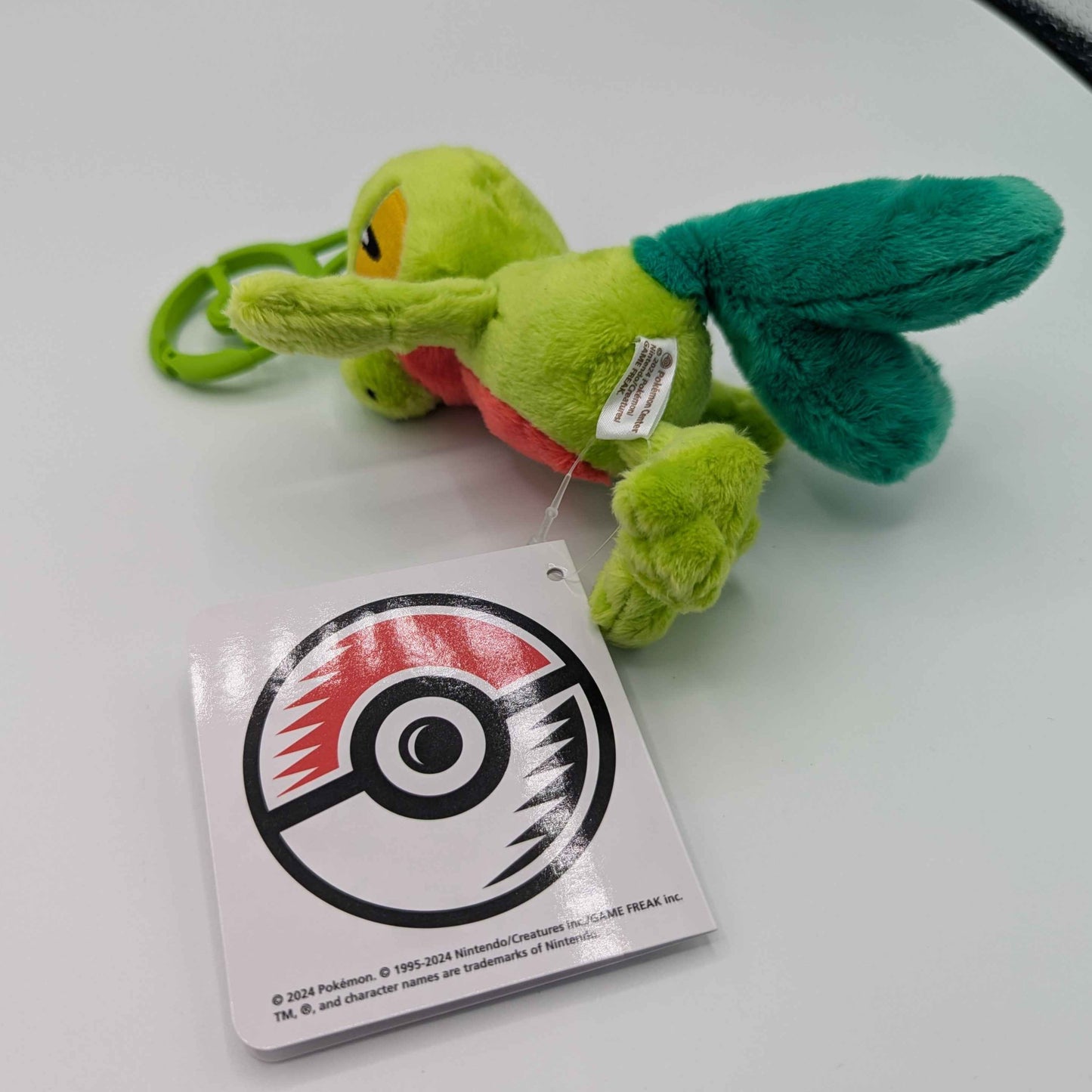 Pokemon Center Japan Treecko Carabiner Mini Mascot Plush