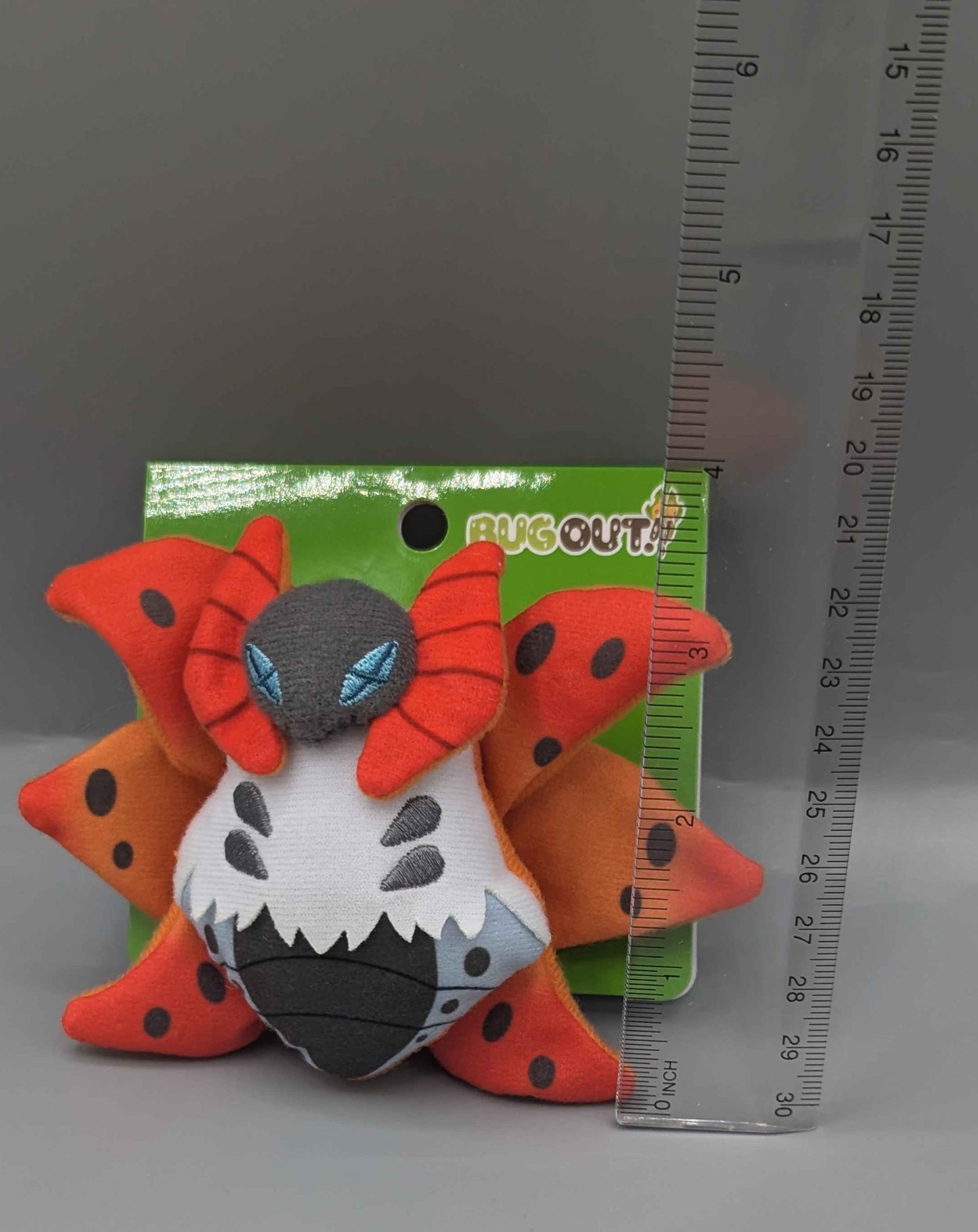 Pokemon Center Bug Out Volcarona Mini Plush Pin